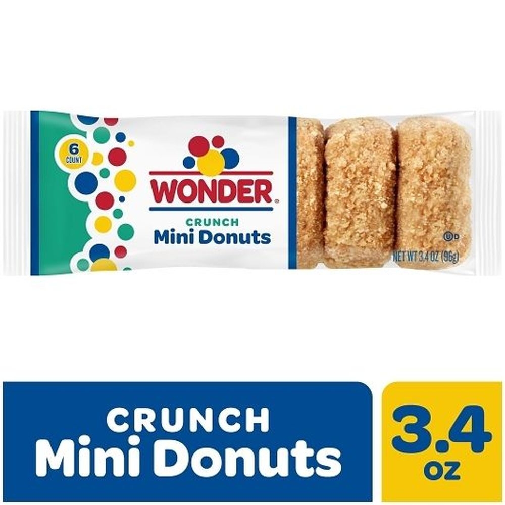 Wonder Crunch Mini Donuts, 3.4 Ounce - 60 per case