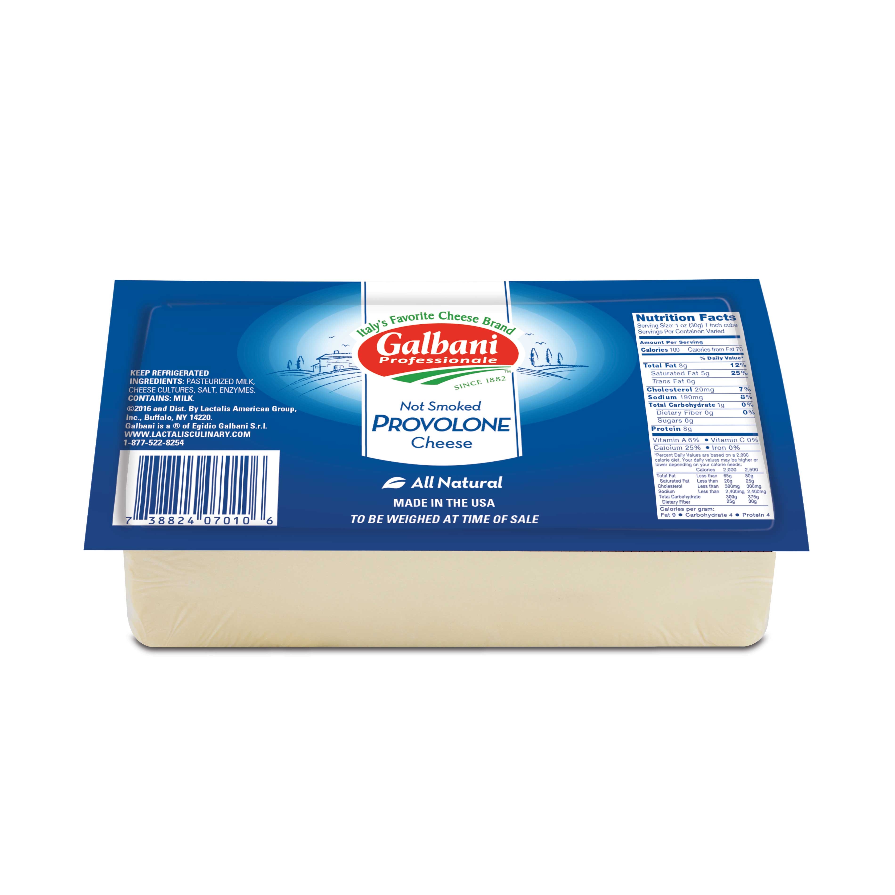Galbani Professionale Provolone Cheese, 5 Pound -- 8 per case
