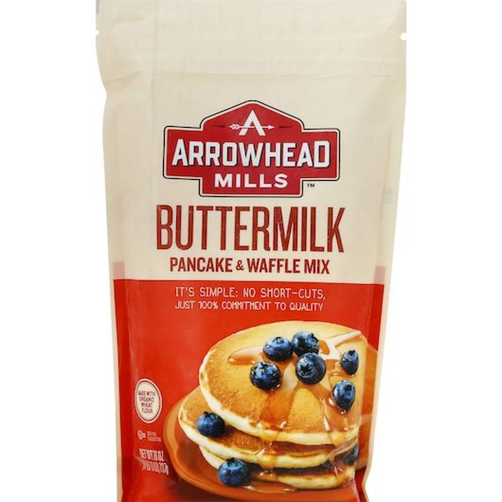 Arrowhead Mills Buttermilk Pancake and Waffle Mix, 26 Ounce -- 6 per case
