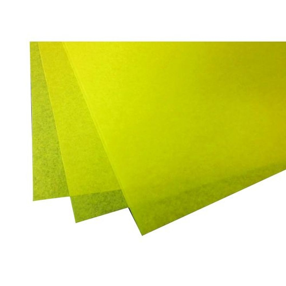 Durable Packaging 12 x 12 inch Canary Dry Wax Sheet, 1000 count - 5 per case