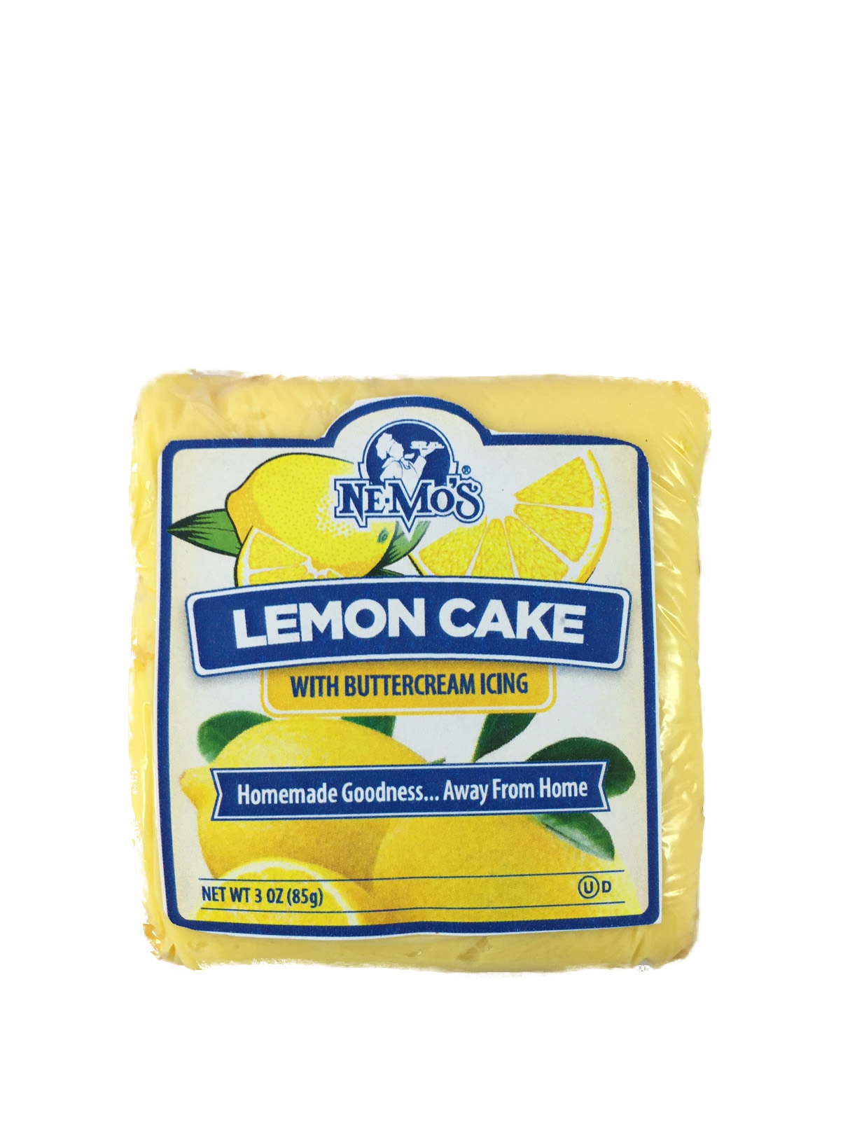 Nemos Lemon Square Cake, 3 Ounce -- 6 per case.