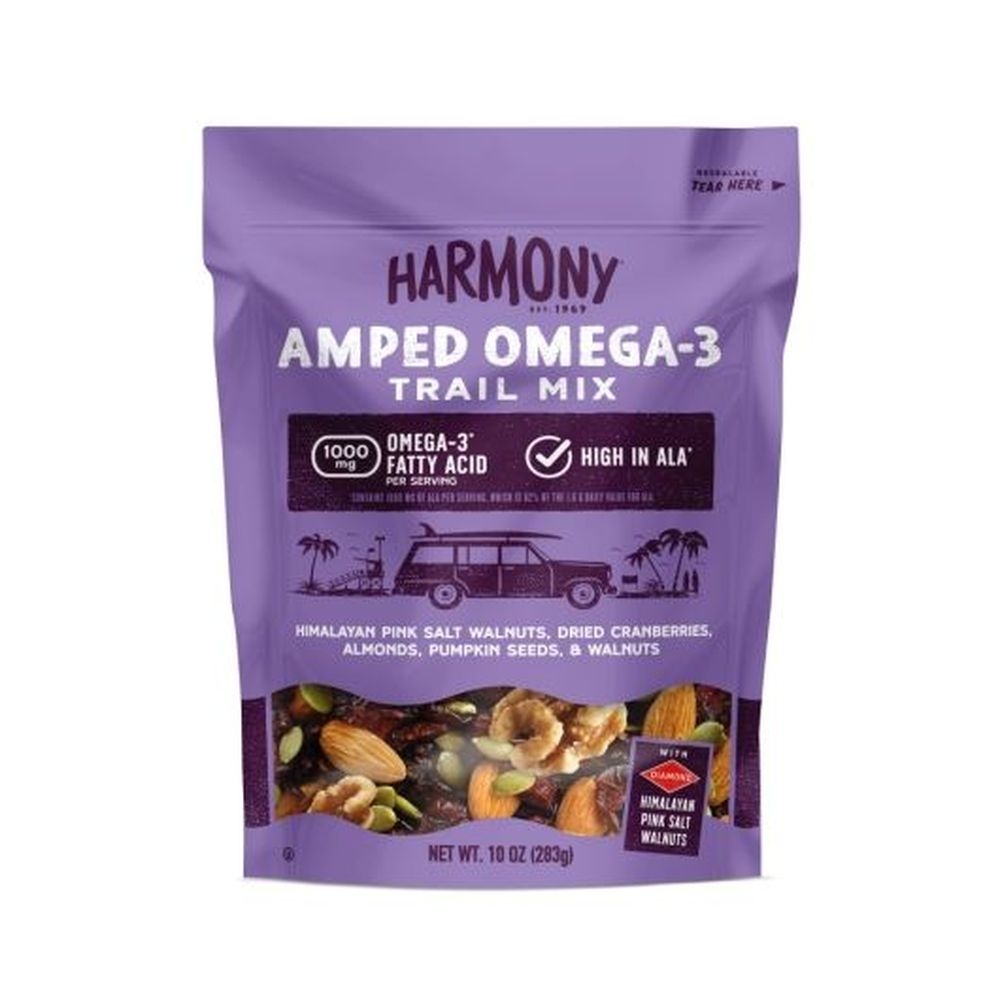 Diamond of California Harmony Amped Omega-3 Trail Mix, 10 Ounce - 6 per case