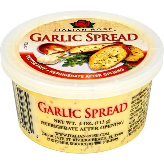 Italian Rose Shelf Stable Garlic Spread, 4 Ounce -- 32 per case