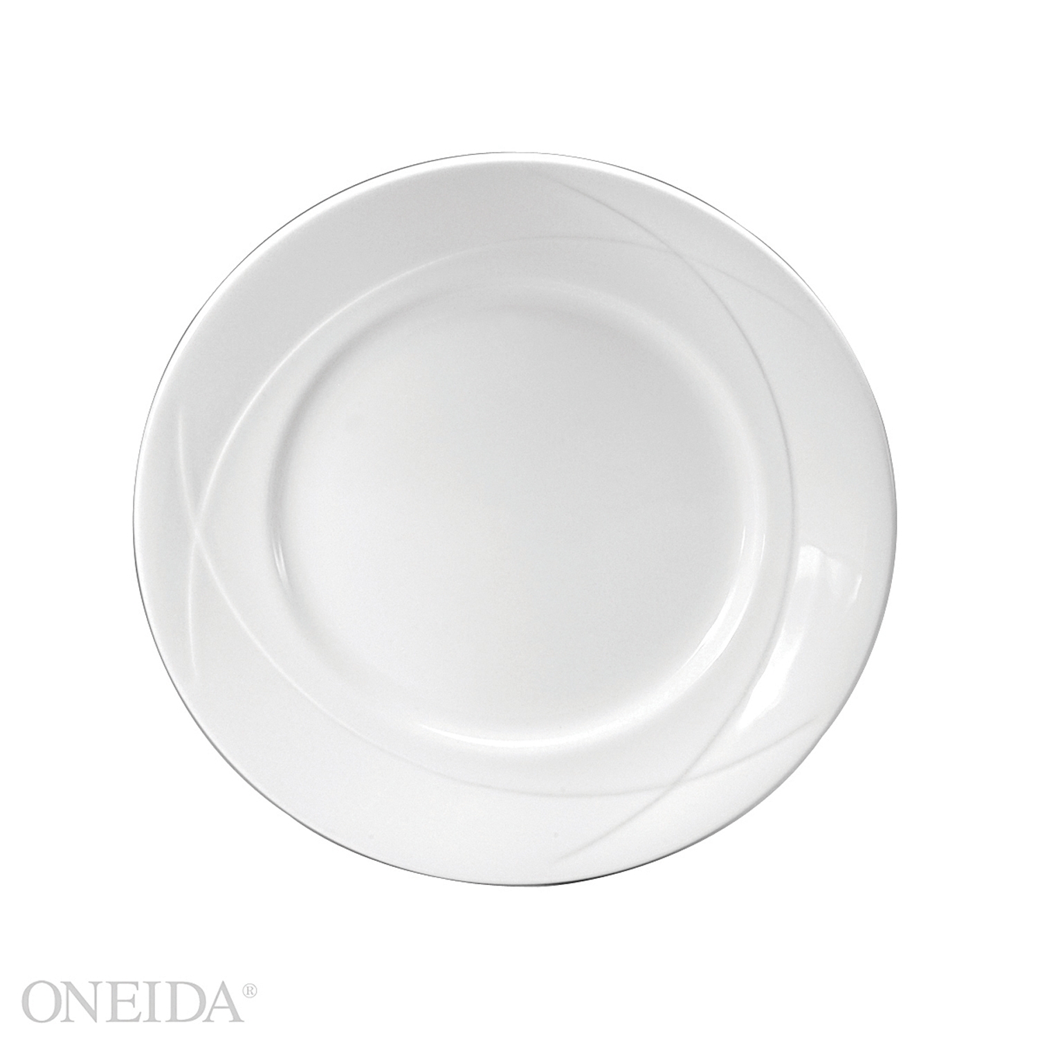 Oneida Vision Undecorated Round Plate, 11.25 inch Length -- 12 per case.