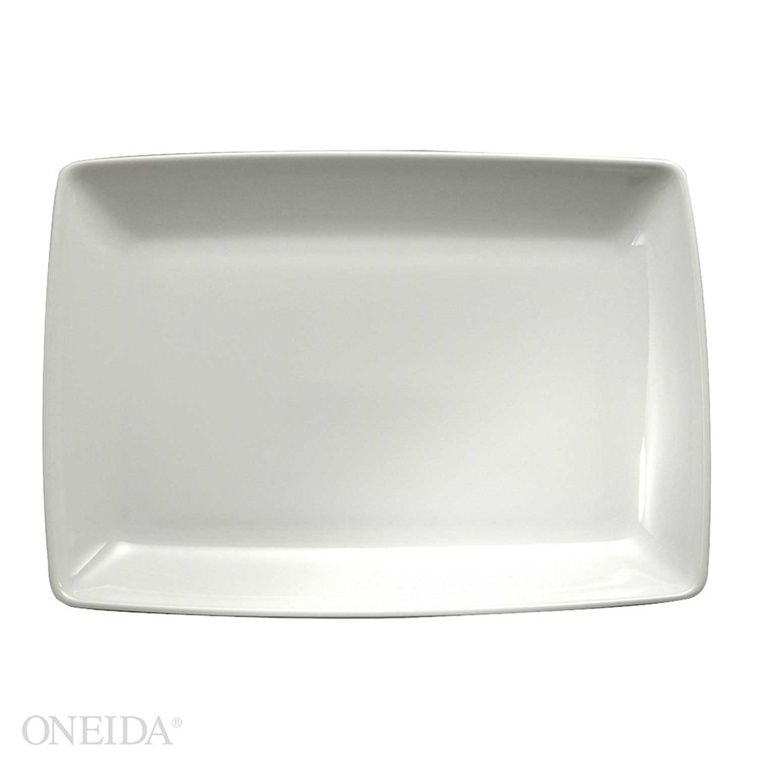 Santandrea Dinnerware 13 X 9 Inch Fusion Shape Rectangular Platter - Fusion Undecorated Pattern -- 12 Per Case.