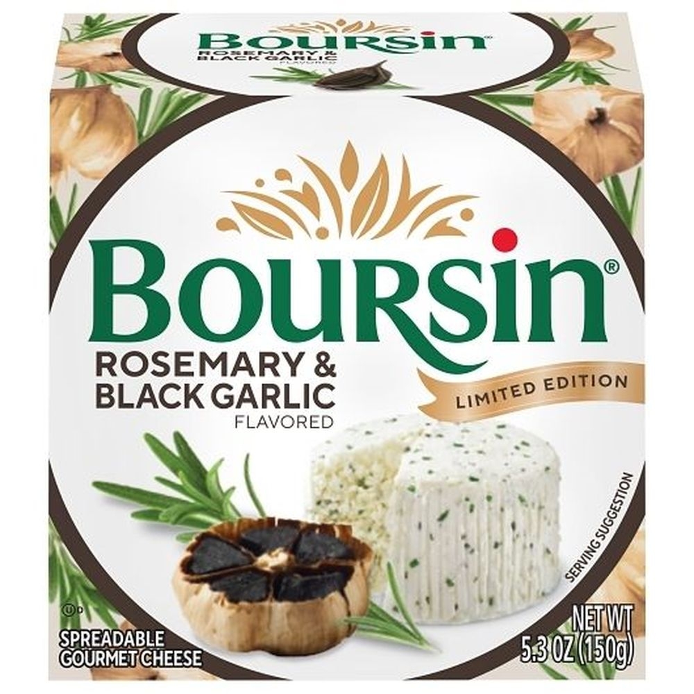 Boursin Rosemary and Black Garlic Spread, 5.3 Ounce - 6 per case
