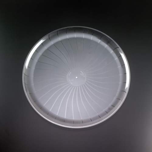Yoshi Ware Emi Clear Round Party Tray, 18 inch -- 25 per case.