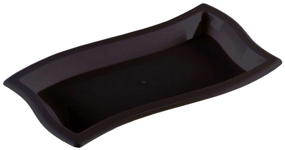 Yoshi Rectangle Wave Tray, 6 X 12 Inch -- 25 Per Case