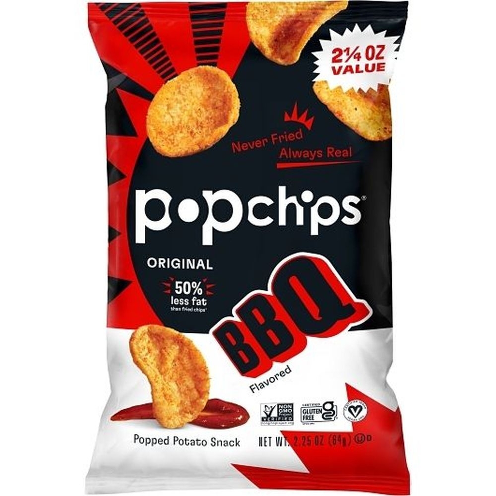 Popchips Bbq Popped Potato Chips, 2.25 Ounce -- 8 per case