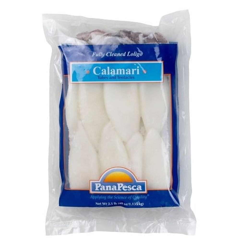 Panapesca Wild Caught Premium Calamari Squid, 2.5 Pound -- 4 per case