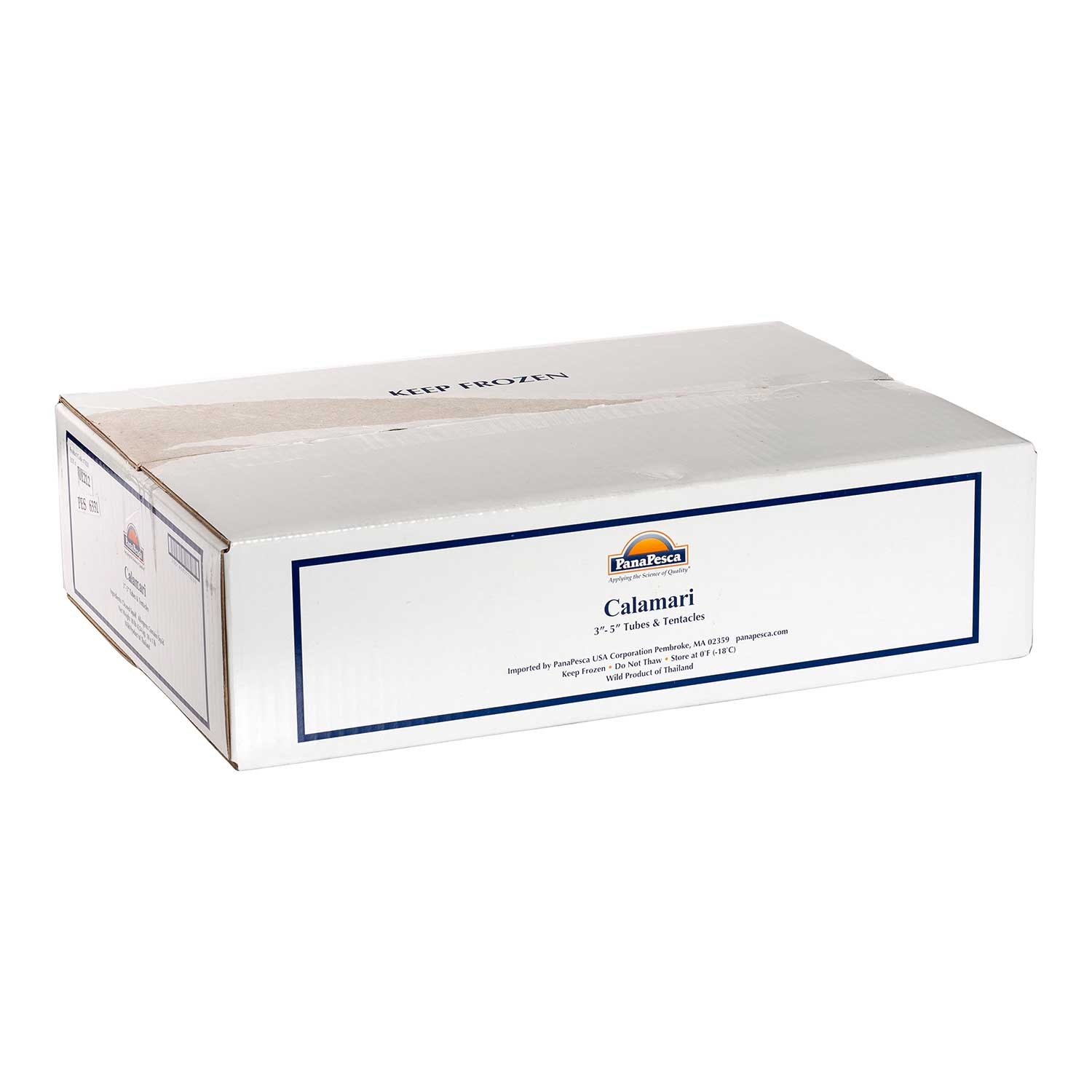 Pana Pesca Traditional Raw Loligo Squid, 1 Pound -- 10 per case.