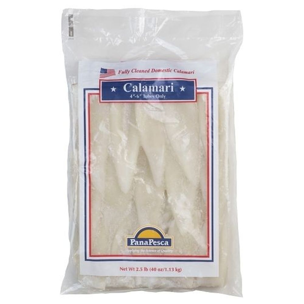 Panapesca Fully Cleaned Calamari, 2.5 Pound Tube -- 4 per case
