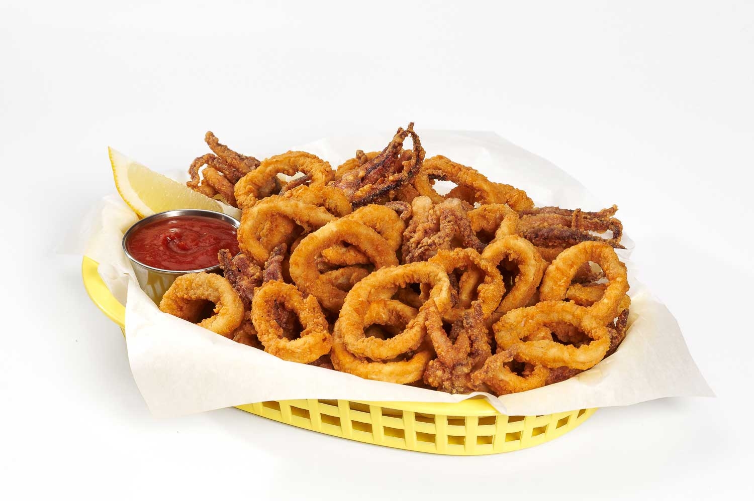 Pana Pesca Lightly Breaded Raw Squid/Calamari Ring and Tentacle, 4 Ounce -- 40 per case.