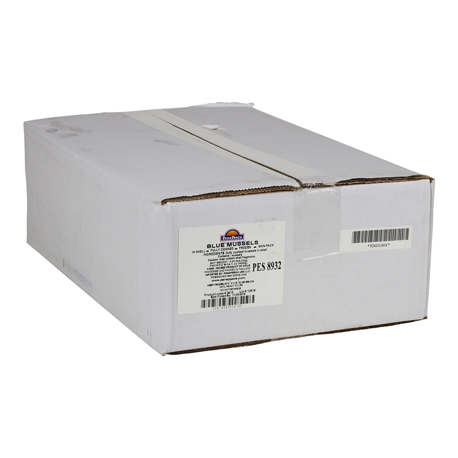 Pana Pesca Fully Cooked Mussels in Shell, 14.1 Ounce -- 8 per case.