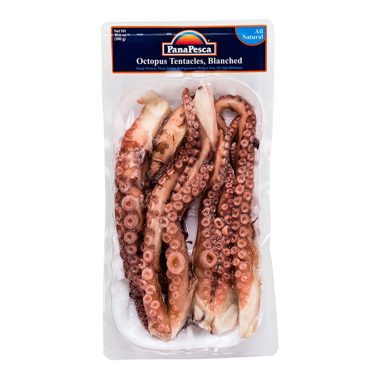 Pana Pesca Octopus Tentacles Blanched Skin Pack, 10.6 Ounce -- 10 per case.