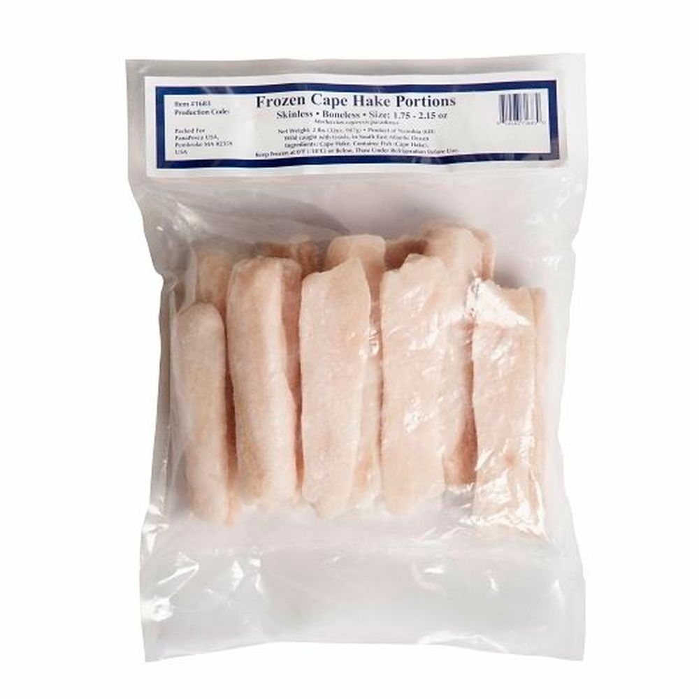 Panapesca 1.75-2 Ounce Cape Hake Portions, 10 Pound