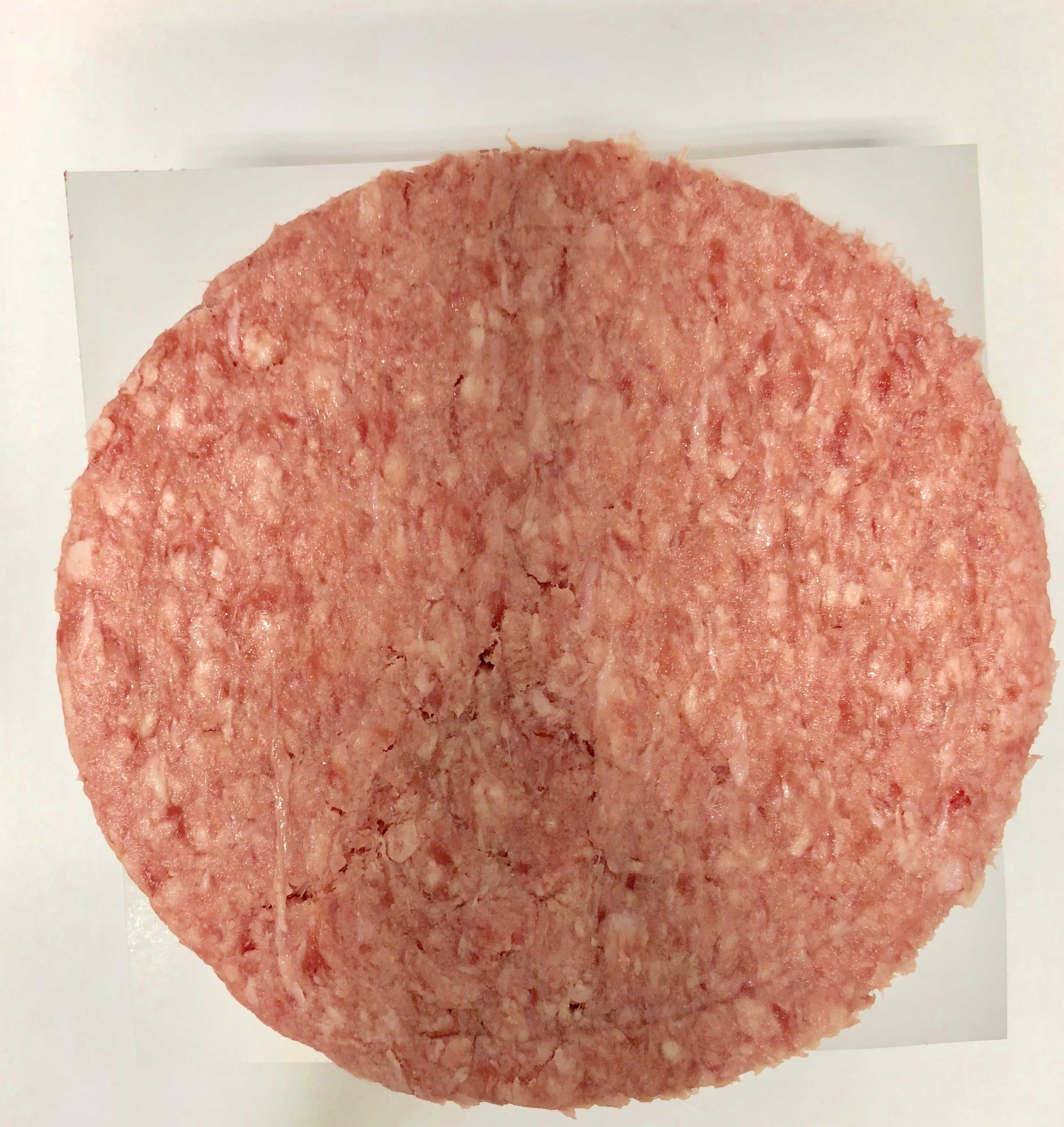 Big City Angus Round Ground Beef Patty, 8 Ounce -- 24 per case.