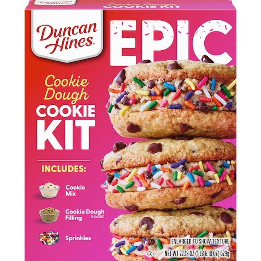 Duncan Hines Epic Cookie Dough Mix Kit, 22.19 Ounce -- 5 per case