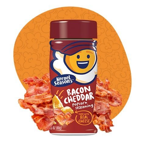 Kernel Seasons Bacon Cheddar Flavored Popcorn Seasoning, 2.85 Ounce -- 6 per case