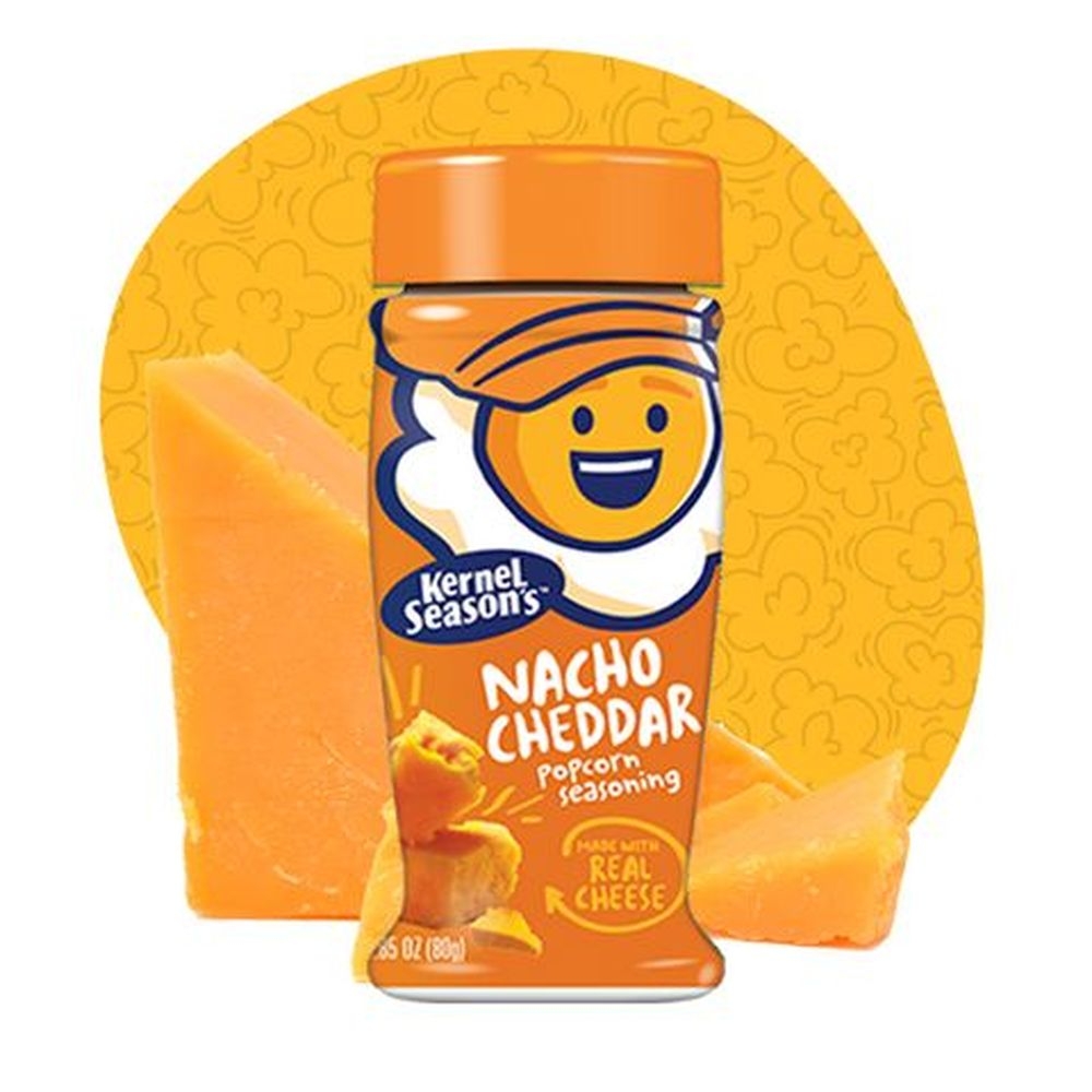 Kernel Seasons Nacho Cheddar Flavored Popcorn Seasoning, 8.5 Ounce -- 6 per case