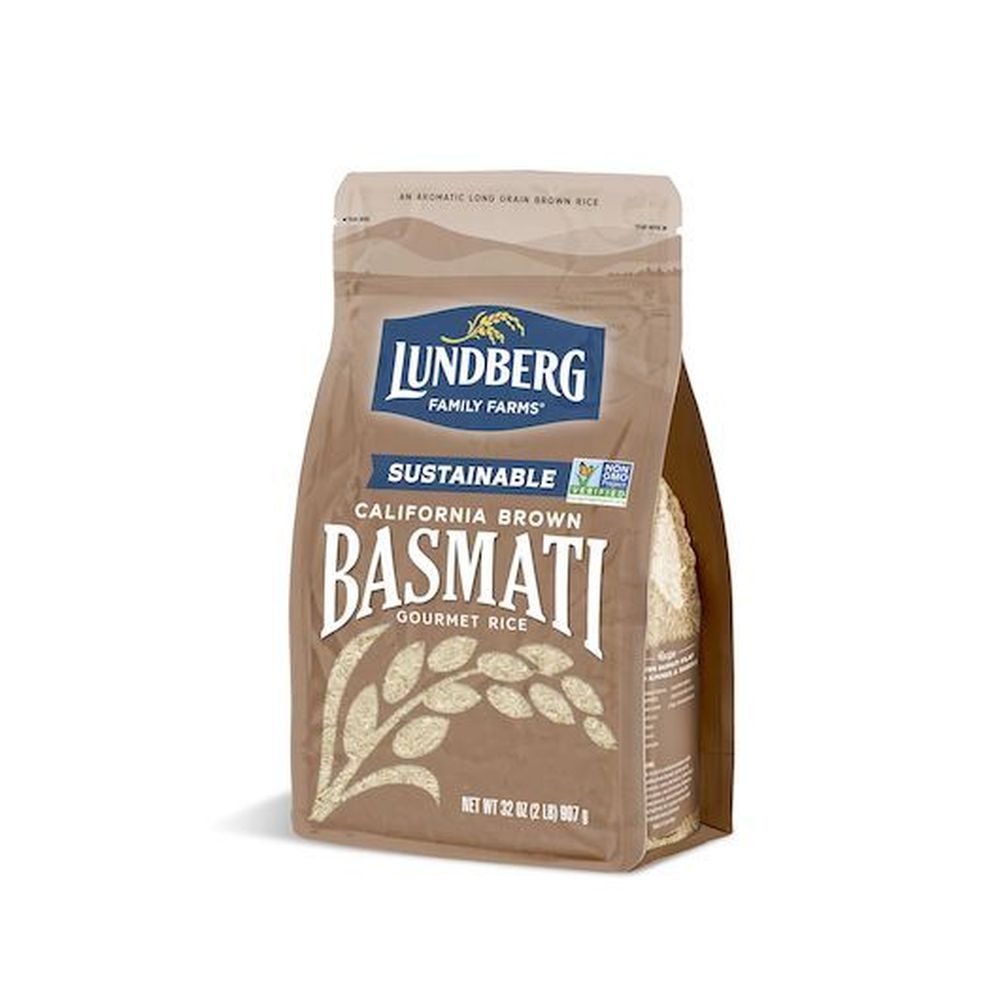 Lundberg Family Farms California Brown Basmati Rice, 2 Pound -- 6 per case