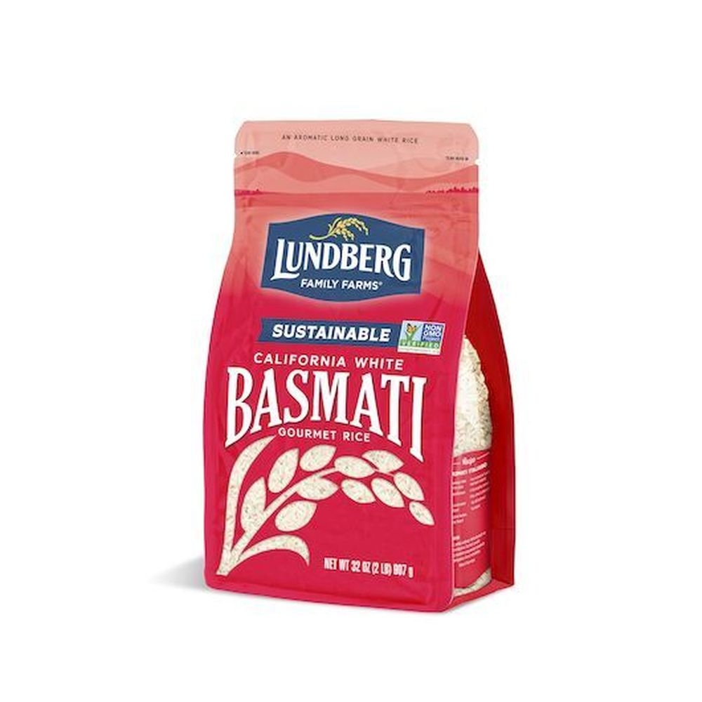 Lundberg Family Farms California White Basmati Rice, 2 Pound -- 6 per case