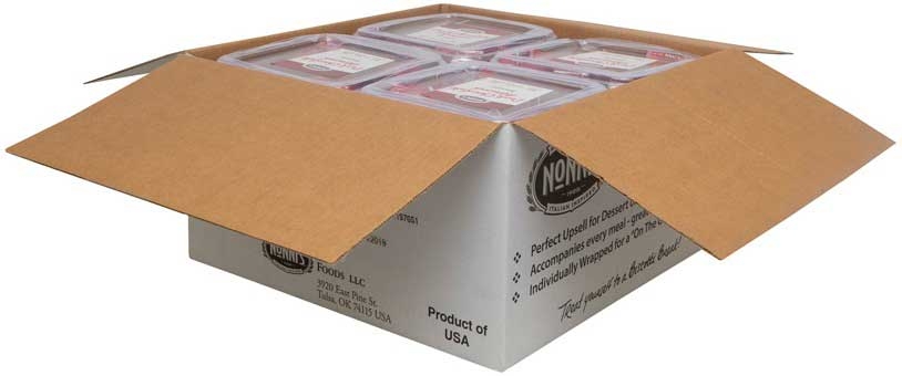 Nonnis Dark Chocolate Almond Italian Cookie -- 4 per case.