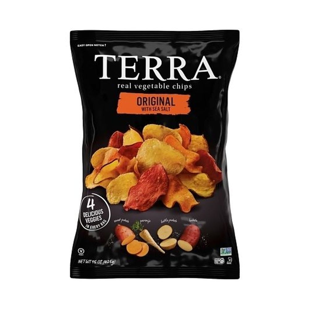 Terra Original with Sea Salt Vegetable Chips, 15 Ounce -- 6 per case