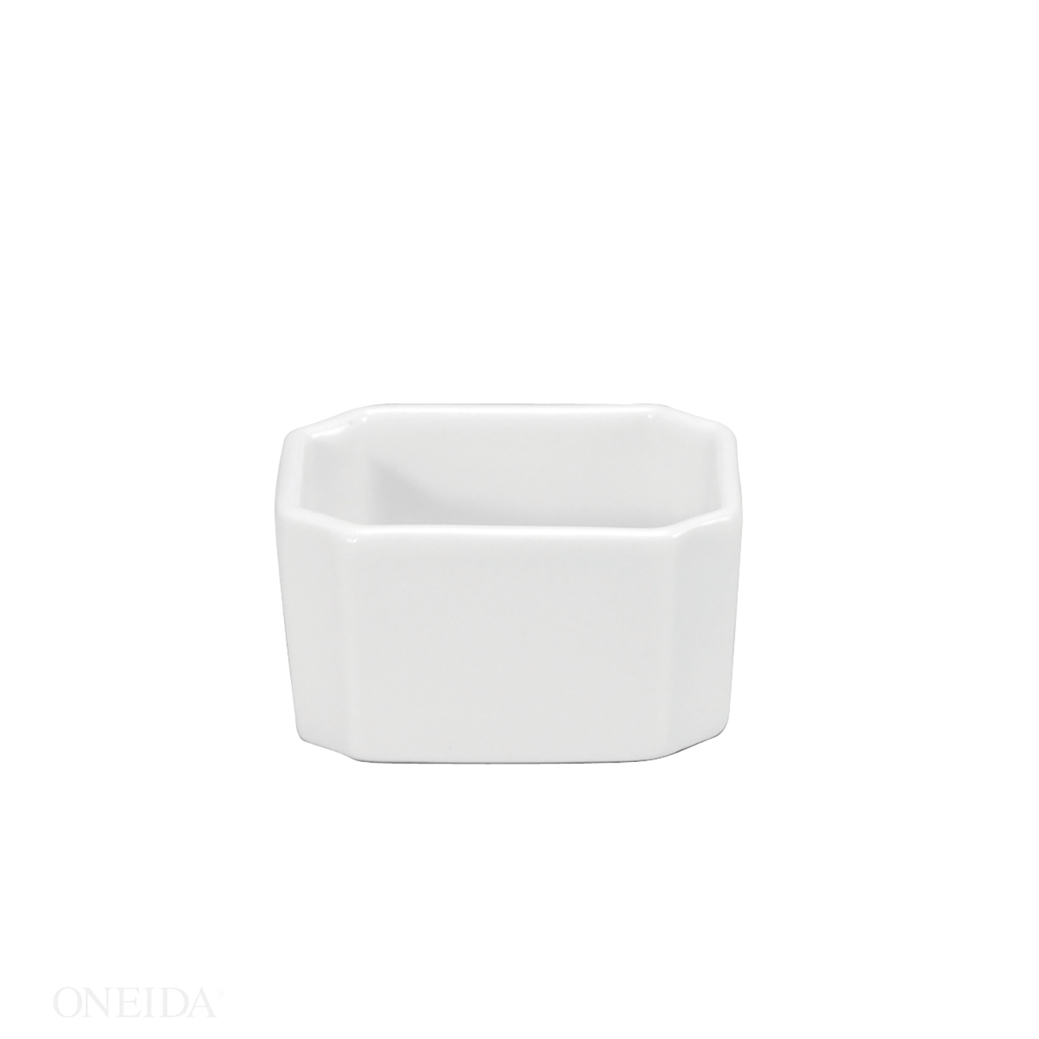 Buffalo Cream White Rolled Edge Undecorated Sugar Packet Holder, 3.25 x 2.625 Holder -- 36 per case.