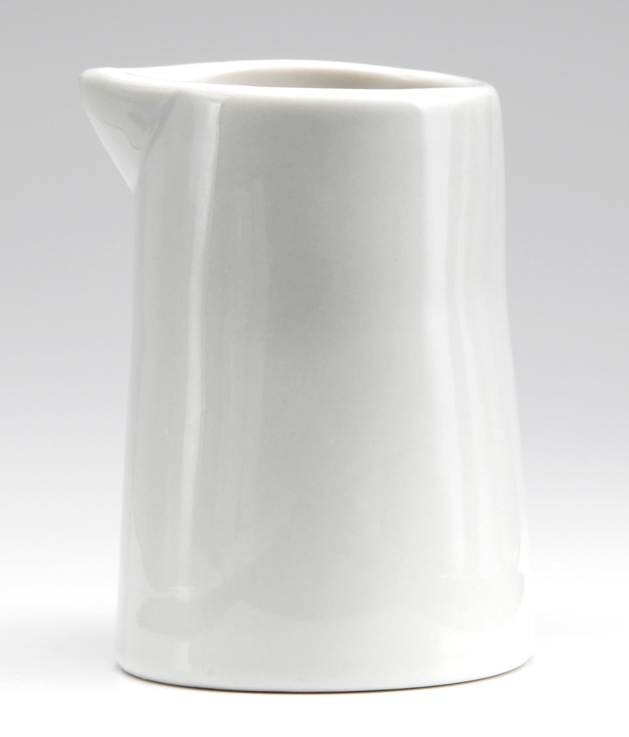 Buffalo Cream White Undecorated Narrow Rim Creamer No Handle, 5 Ounce -- 36 per case.