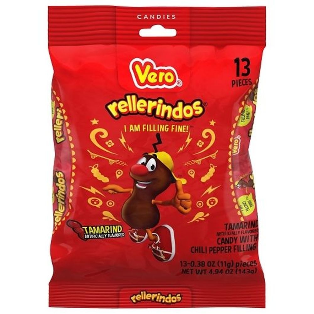 Vero Mondelez Rellerindos Tamarind Flavored Hard Candy, 13 count -- 12 per case