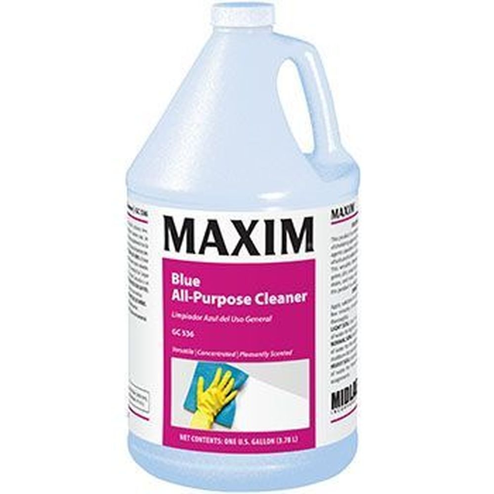 Maxim GC536 Citrus Scent Blue All Purpose Cleaner, 1 Gallon -- 4 per case