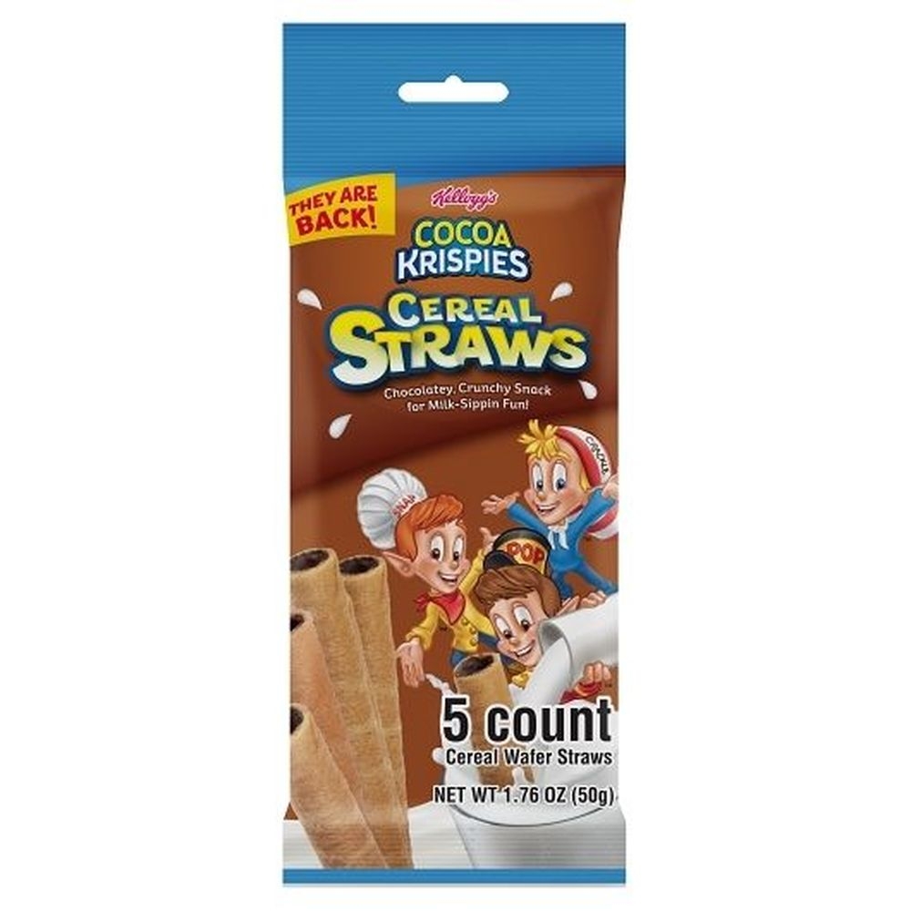 Froot Loops Cocoa Krispies Cereal Straws, 1.76 Ounce - 26 per case