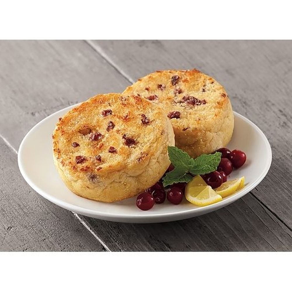 Wolfermans Super Thick Cranberry Citrus English Muffin, 4 count -- 12 per case