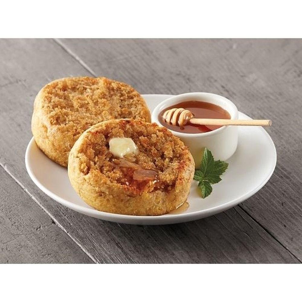 Wolfermans Super Thick Multigrain and Honey English Muffin, 4 count -- 12 per case