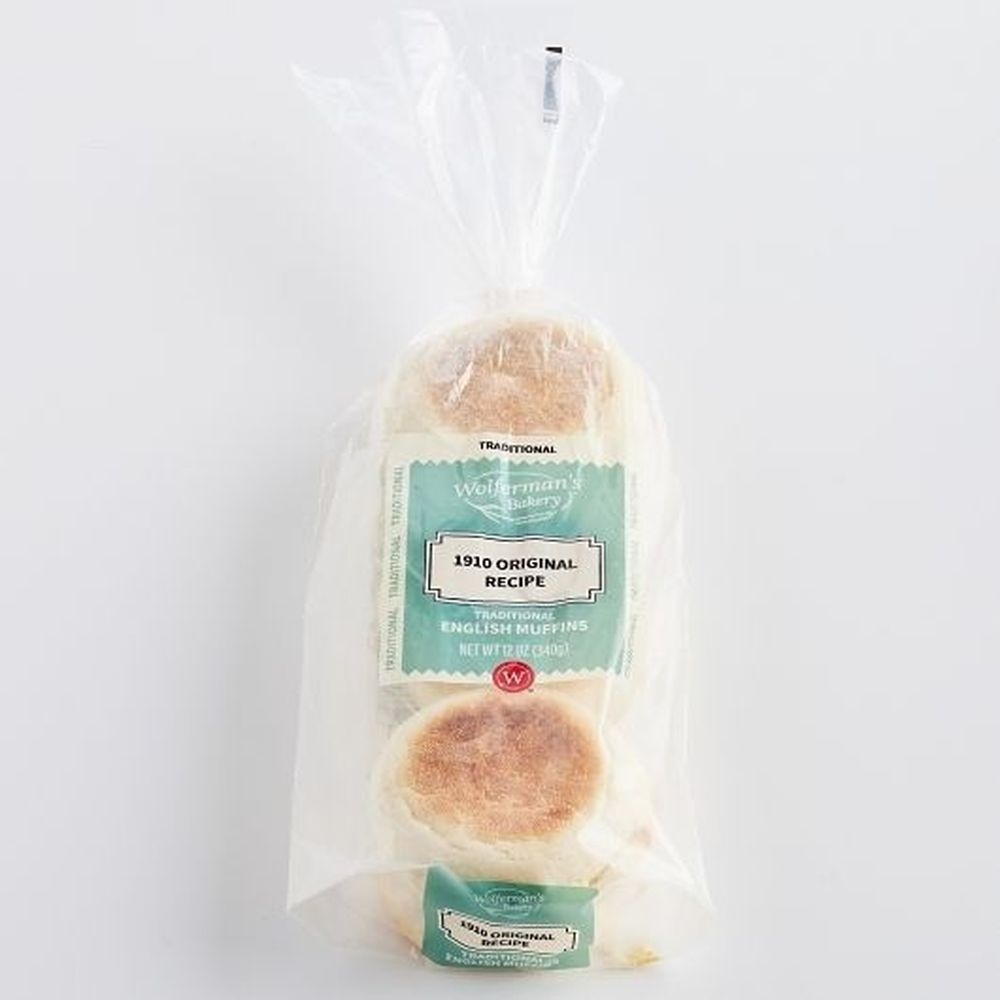 Wolfermans Traditional Original English Muffin, 6 count -- 12 per case
