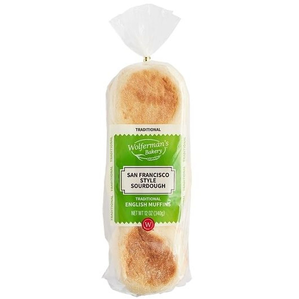 Wolfermans Traditional San Francisco Sourdough English Muffin, 6 count -- 12 per case