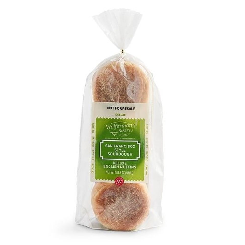 Wolfermans Deluxe San Francisco Sourdough English Muffin, 6 count -- 12 per case