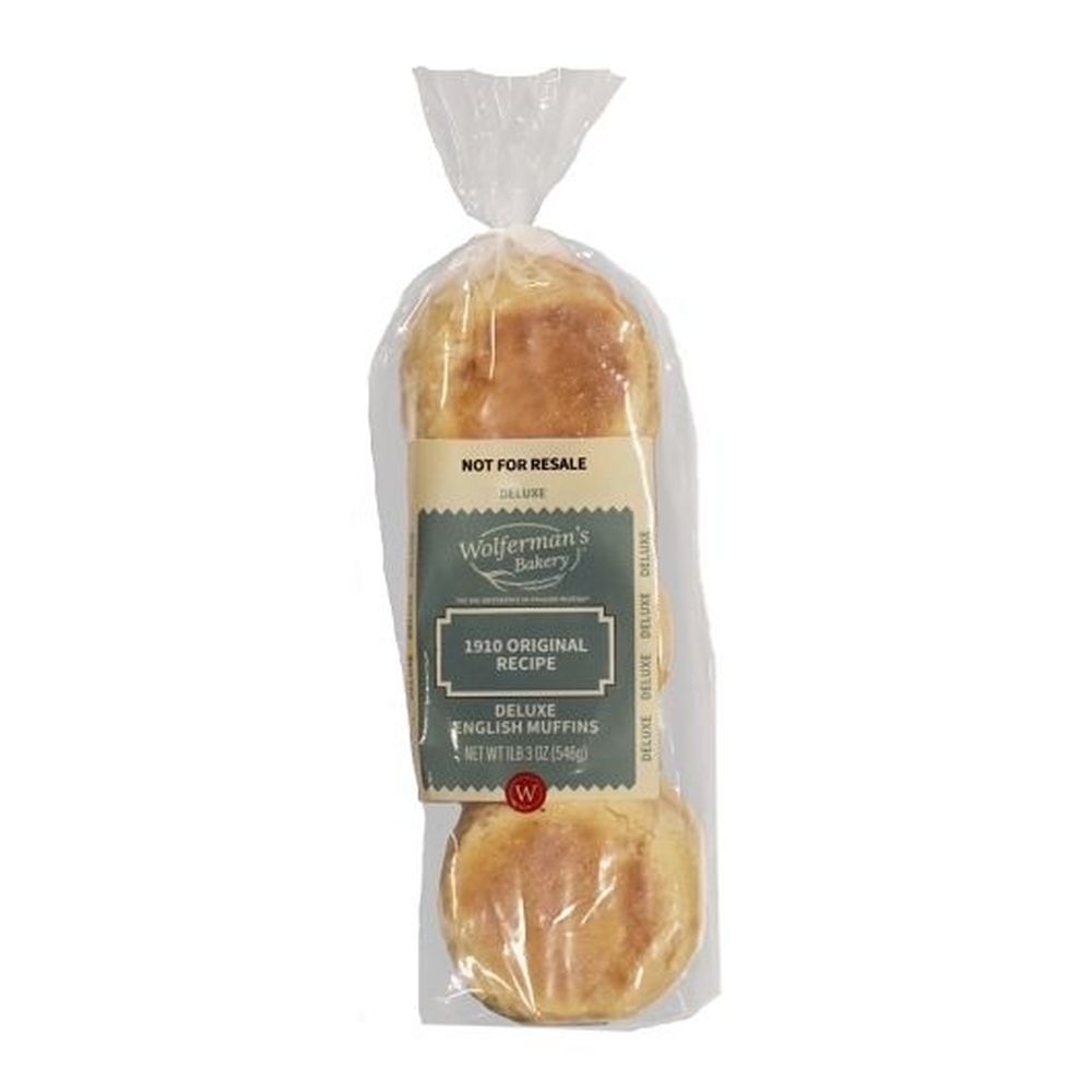 Wolfermans Deluxe English Muffin, 6 count -- 12 per case