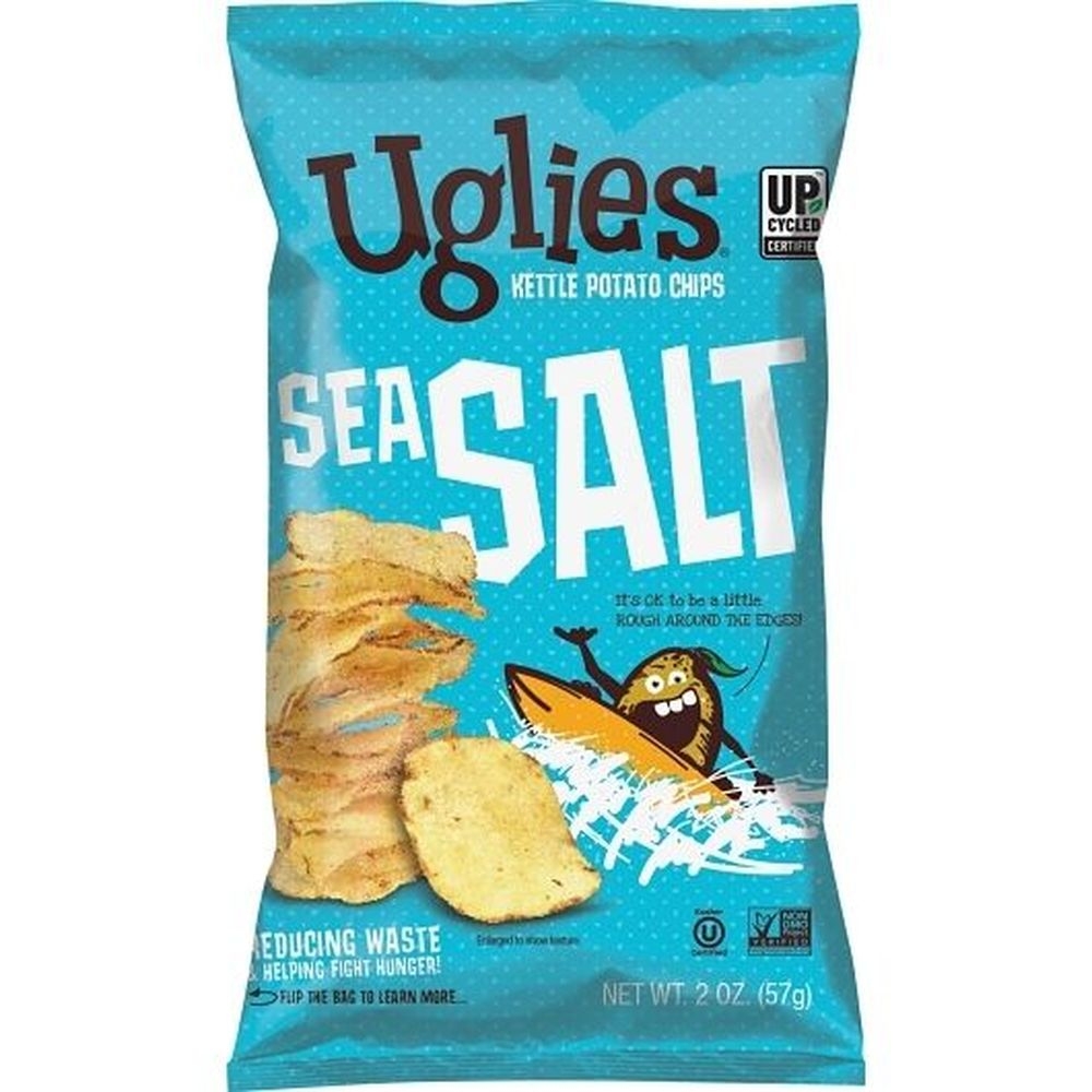 Uglies Sea Salt Kettle Chips, 2 Ounce -- 24 per case