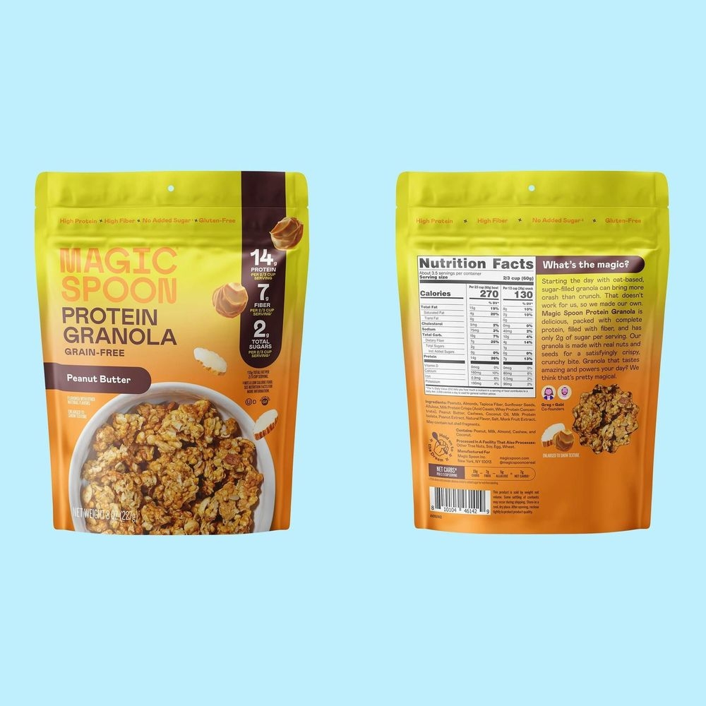 Magic Spoon Peanut Butter Protein Granola, 8 Ounce -- 4 per case