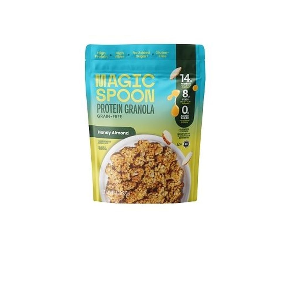 Magic Spoon Honey Almond Protein Granola, 8 Ounce -- 4 per case
