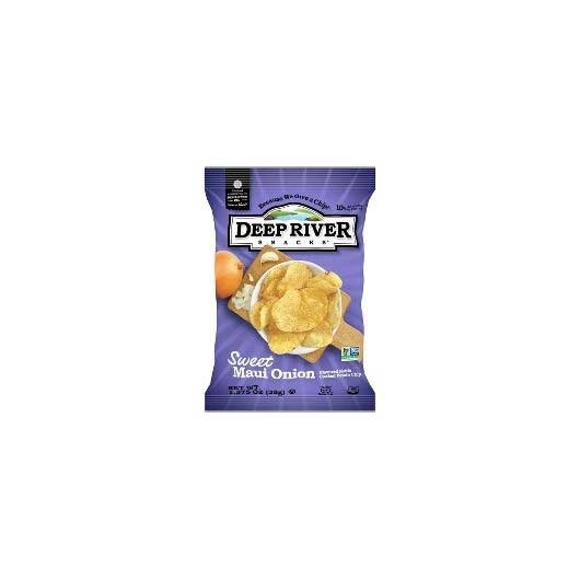 Deep River Snacks Sweet Maui Onion Kettle Potato Chips, 1.375 Ounce -- 48 per case