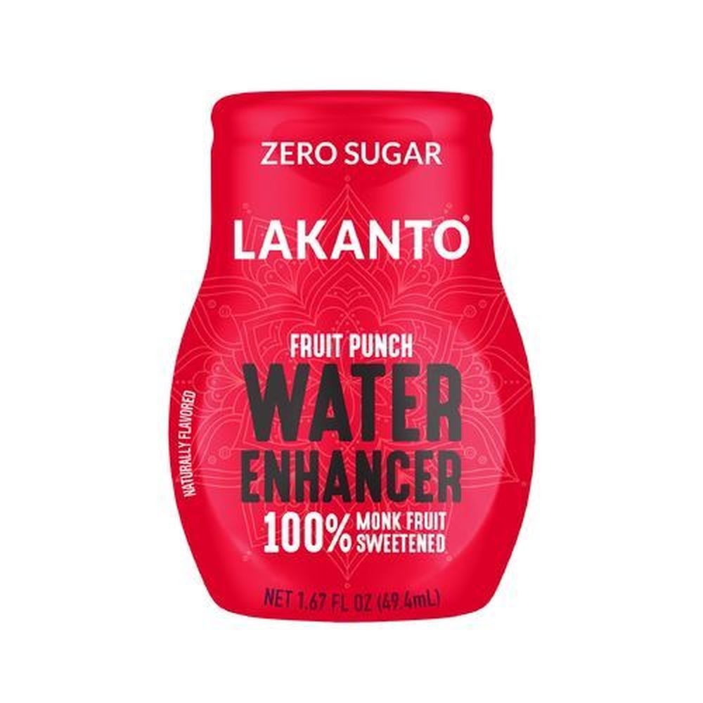 Lakanto Fruit Punch Zero Sugar Water Enhancer, 1.67 Fluid Ounce -- 6 per case