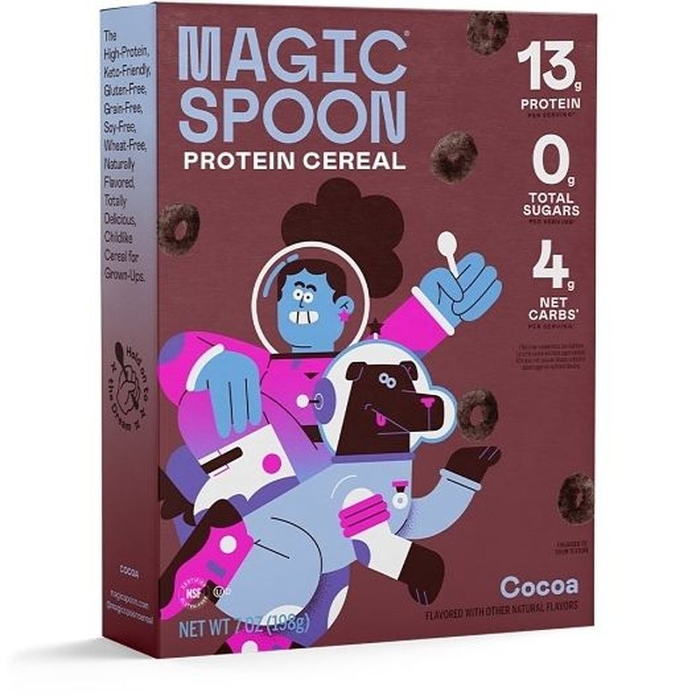 Magic Spoon High Protein Grain Free Cocoa Breakfast Cereal, 7.08 Ounce -- 8 per case
