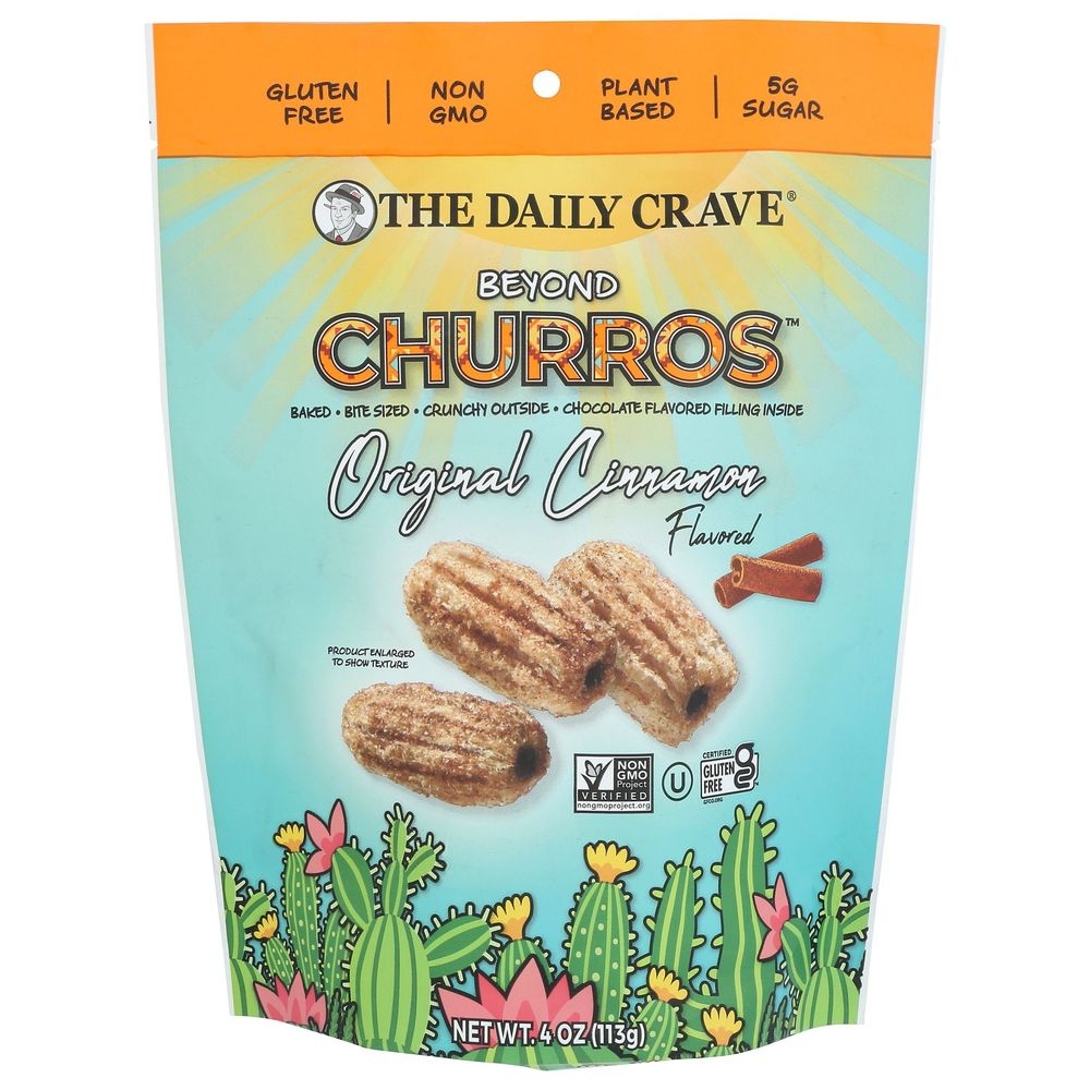 The Daily Crave Original Cinnamon Churro, 4 Ounce -- 6 per case
