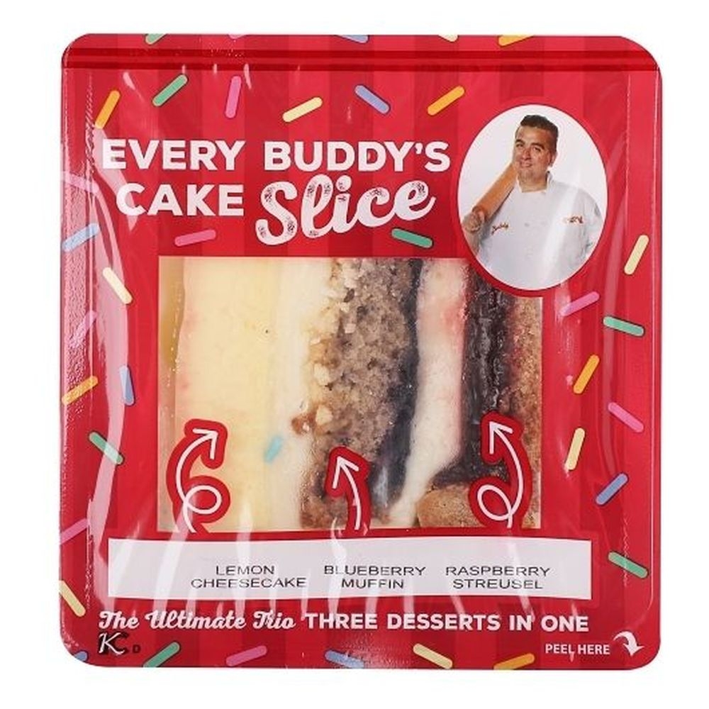 Carlos Every Buddys Lemon Berry Cake Slice, 0.4375 Pound - 12 per case