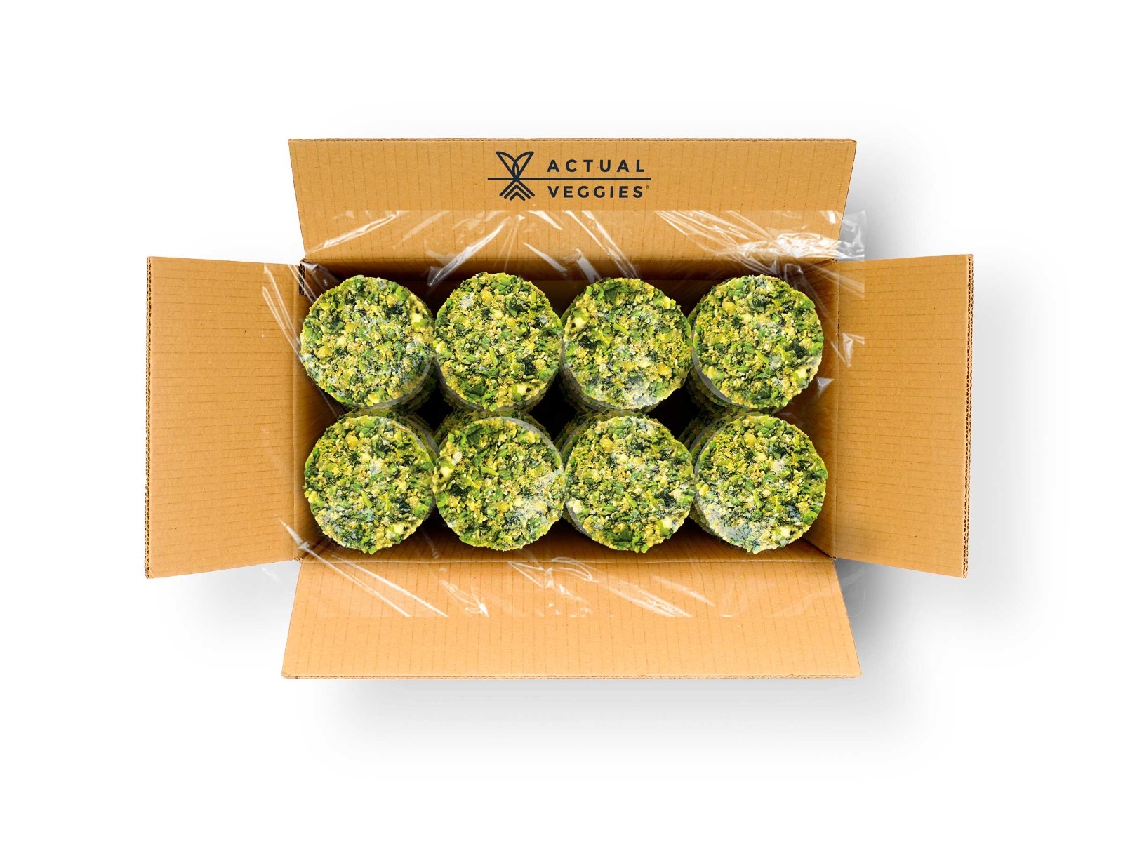 Actual Veggies The Actual Green Burger, 4 oz -- 40 per case