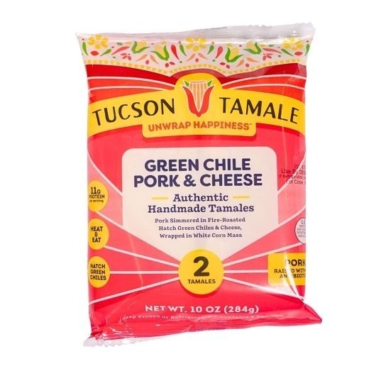 Tucson Tamale Green Chile Pork and Cheese Tamale, 10 Ounce -- 6 per case