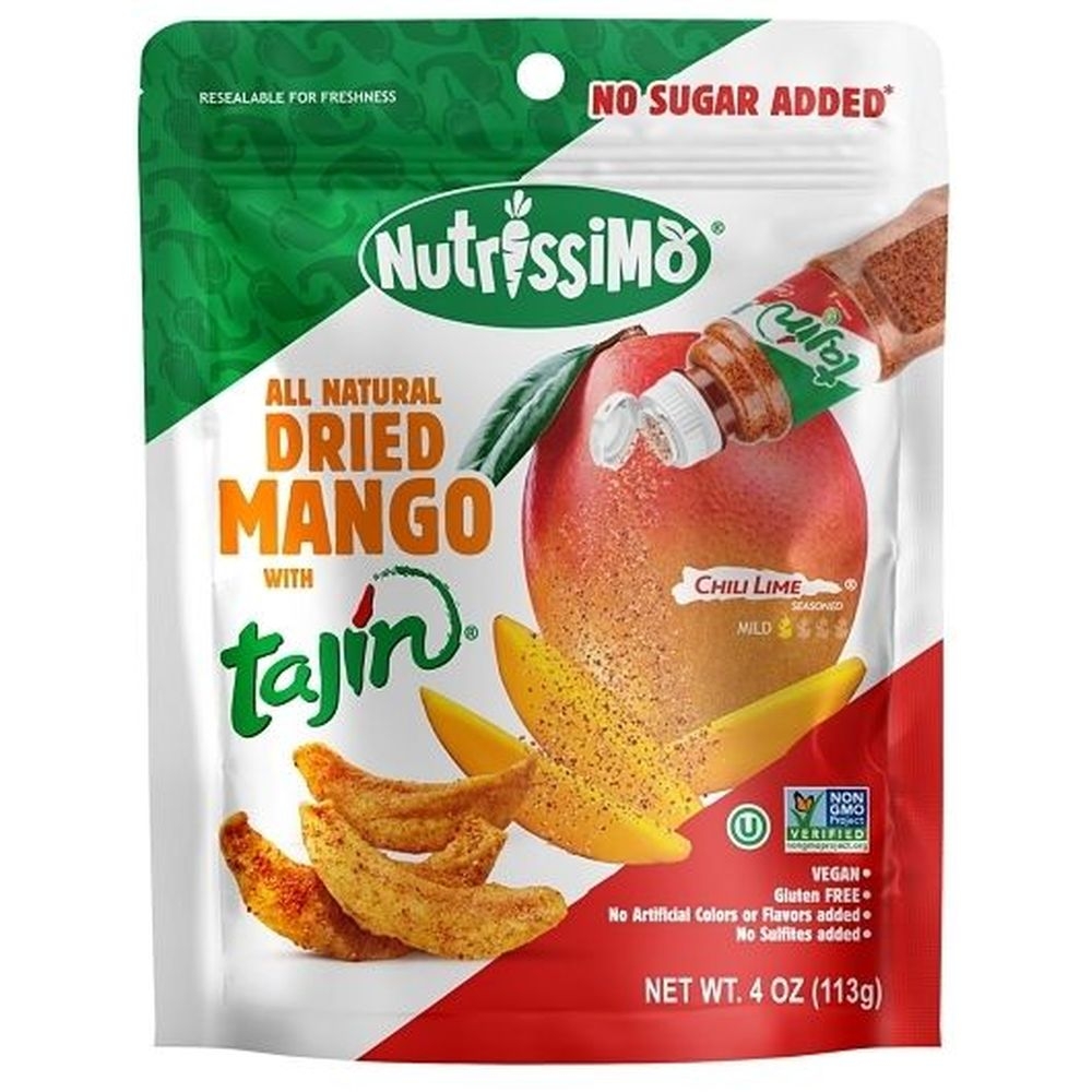 Nutrissimo All Natural Dried Mango with Tajin, 4 Ounce - 12 per case